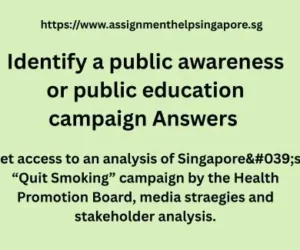 Identify a public awareness or public education campaign Answers