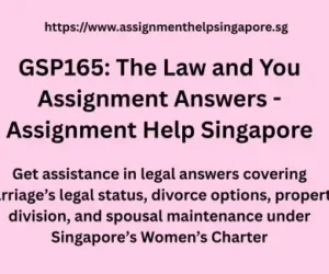 GSP165: The Law and You Assignment Answers