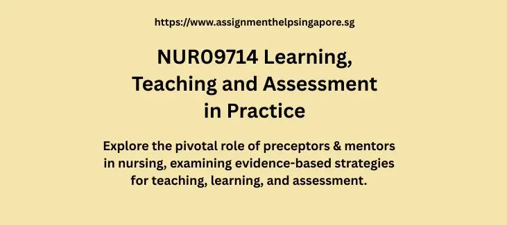 NUR09714 Learning, Teaching and Assessment in Practice