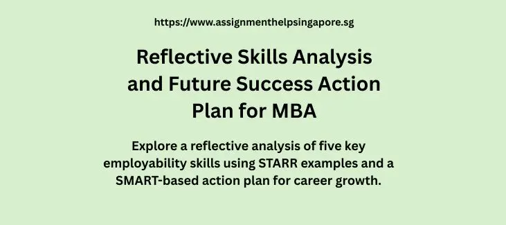 Reflective Skills Analysis and Future Success Action Plan for MBA