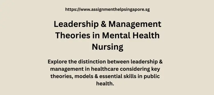 Leadership & Management Theories in Mental Health Nursing