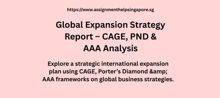 Global Expansion Strategy Report – CAGE, PND & AAA Analysis