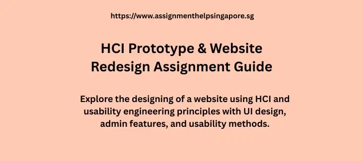 HCI Prototype & Website Redesign Assignment Guide