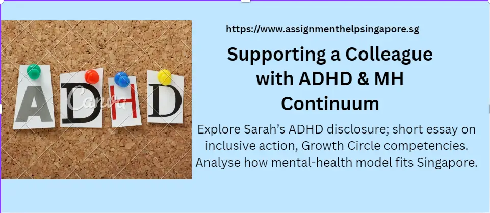 Supporting a Colleague with ADHD & MH Continuum