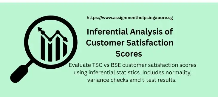 Inferential Analysis of Customer Satisfaction Scores