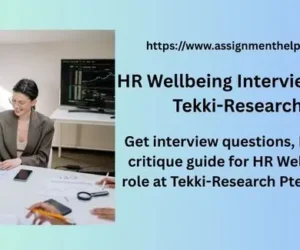 HR Wellbeing Interview Questions – Tekki-Research Pte Ltd