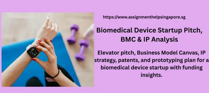 Biomedical Device Startup Pitch, BMC & IP Analysis