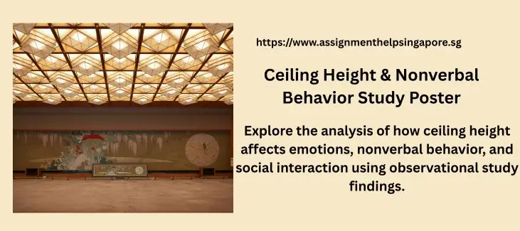 Ceiling Height & Nonverbal Behavior Study Poster