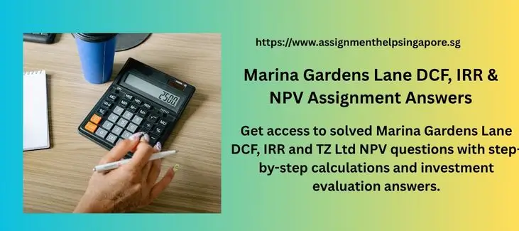 Marina Gardens Lane DCF, IRR & NPV Assignment Answers