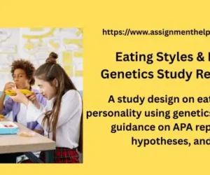 Eating Styles & Personality Genetics Study Report Answers