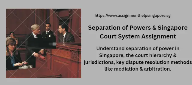 Separation of Powers & Singapore Court System Assignment